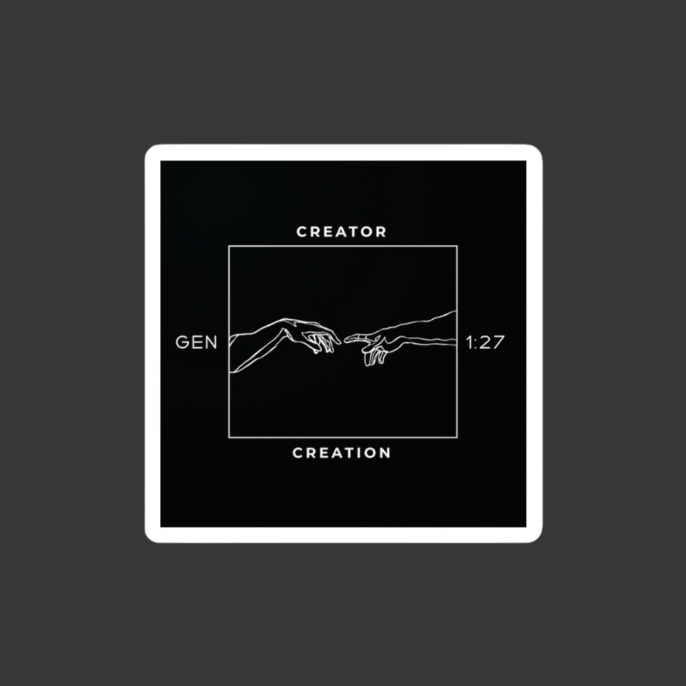 Creator & Creation Vinyl Sticker