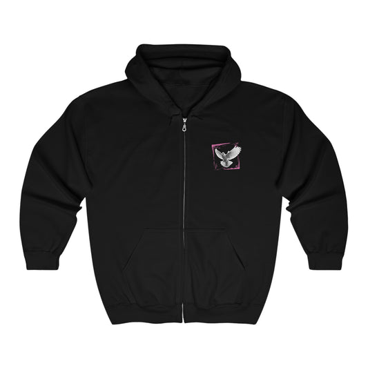 Yes and Amen (Dove) Unisex Heavy Blend™ Full Zip Hooded Sweatshirt