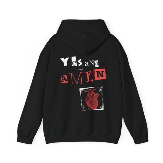 Yes and Amen (Heart) Unisex Heavy Blend™ Hoodie