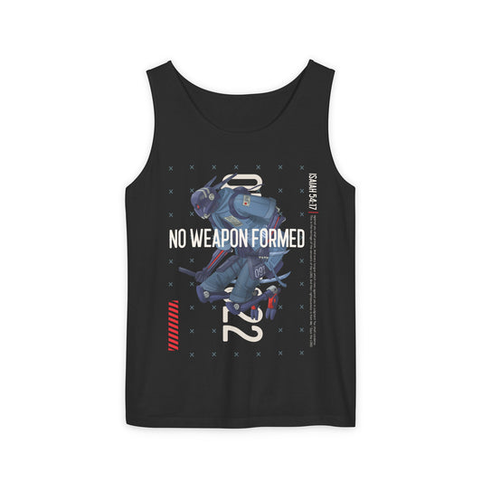 No Weapon Formed Unisex Garment-Dyed Tank Top
