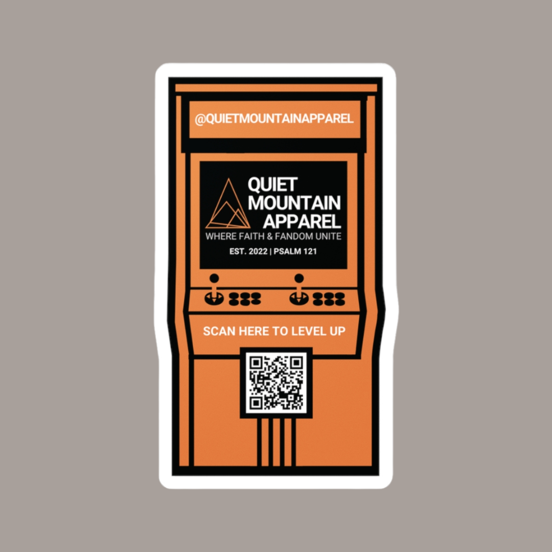 QMA Arcade Machine Vinyl Sticker