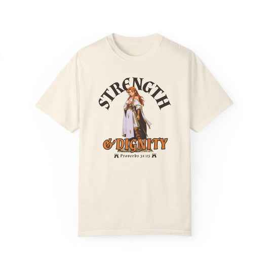 Strength & Dignity Unisex Garment-Dyed T-shirt