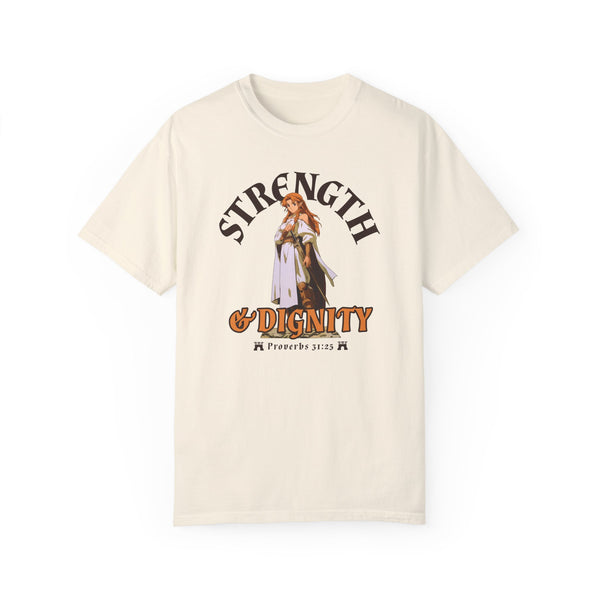 Strength & Dignity Unisex Garment-Dyed T-shirt