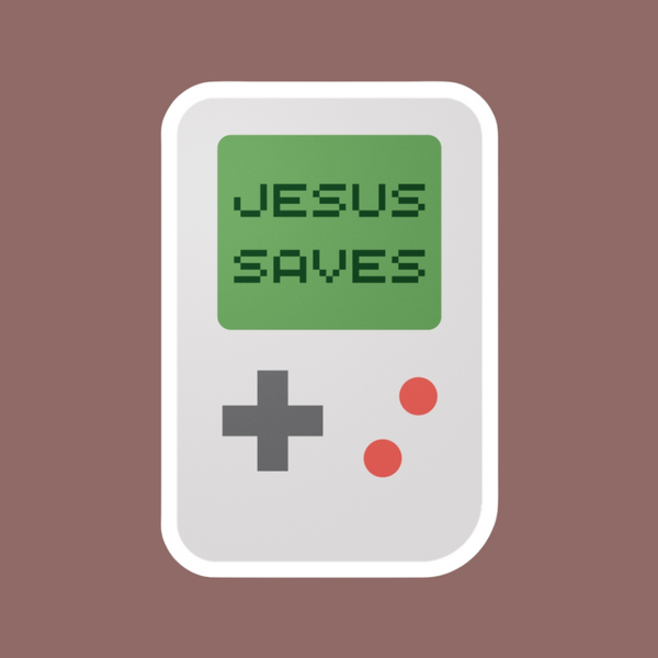 Jesus Saves Vinyl Sticker