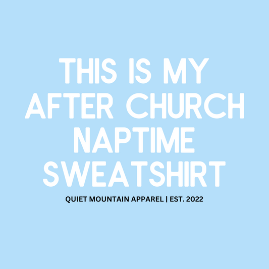After Church Naptime Sweatshirt Unisex Heavy Blend™ Crewneck Sweatshirt