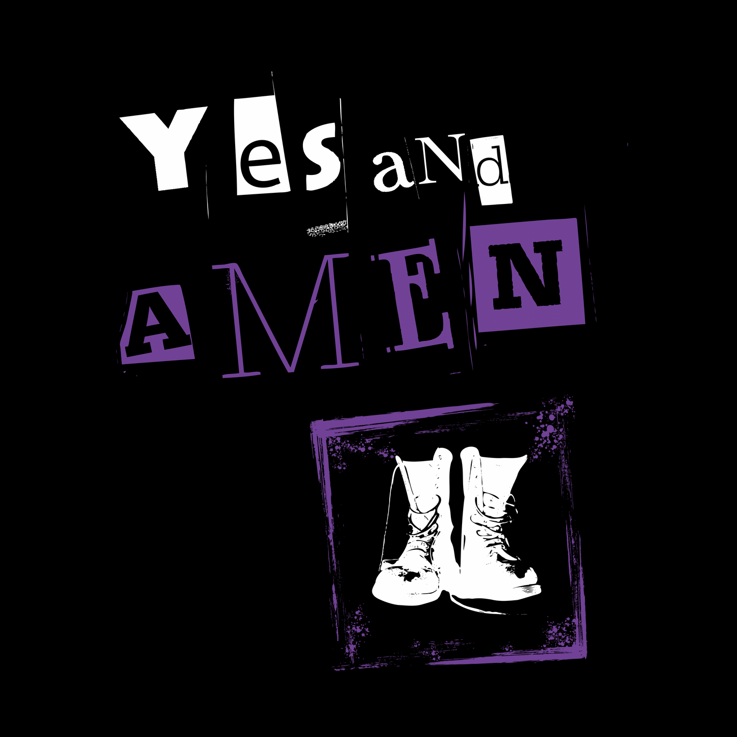 Yes and Amen (Boots) Unisex Heavy Blend™ Full Zip Hooded Sweatshirt