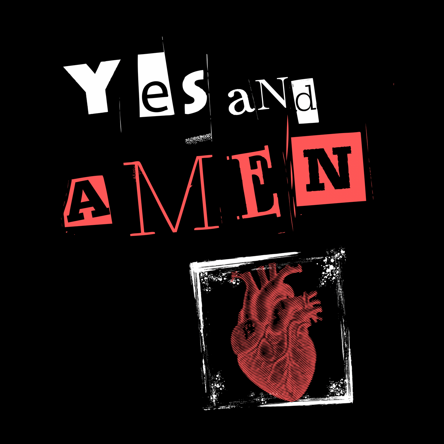 Yes and Amen (Heart) Unisex Jersey Tank Top