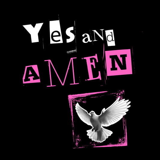 Yes and Amen (Dove) Unisex Garment-Dyed T-shirt