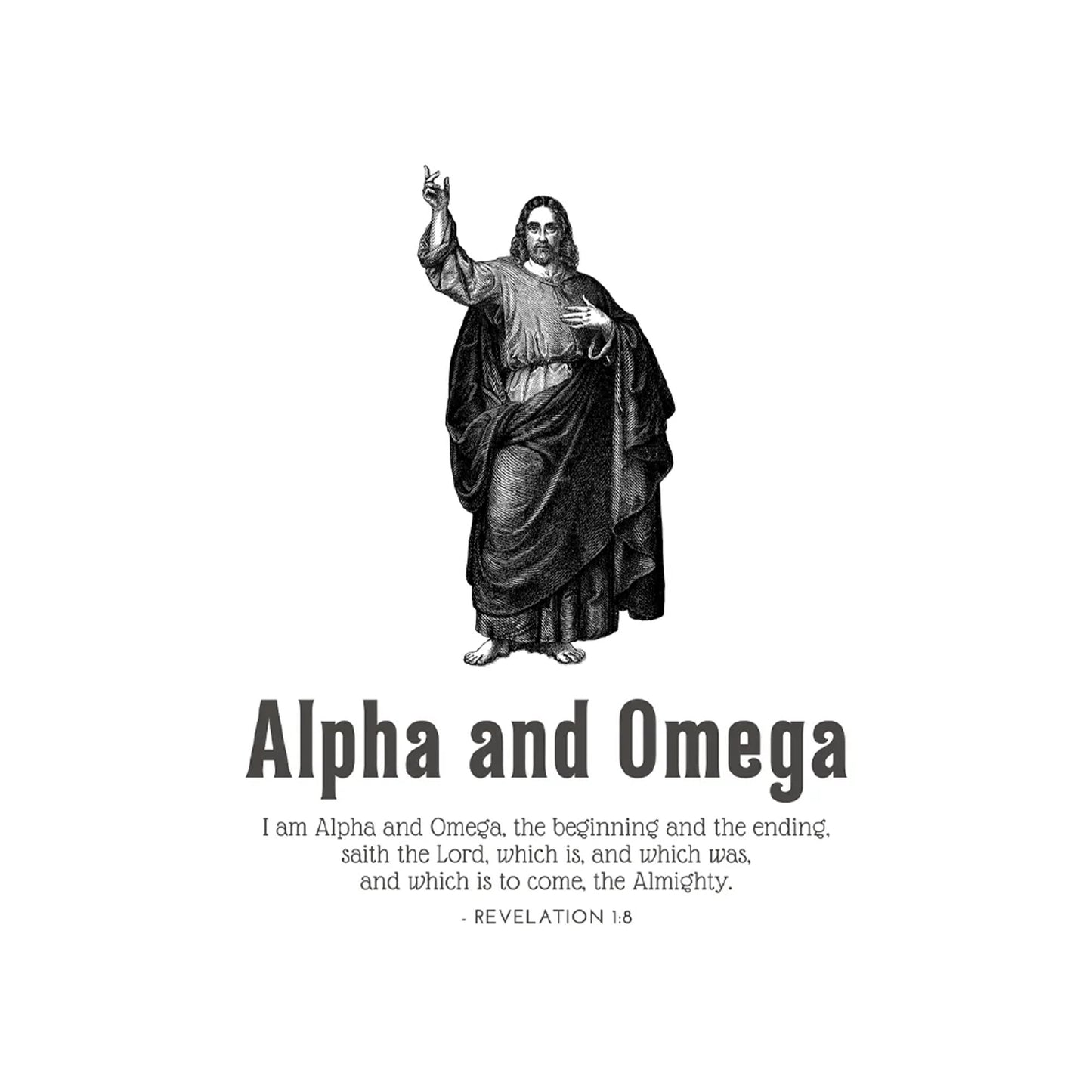 Alpha and Omega Unisex Cotton Tee