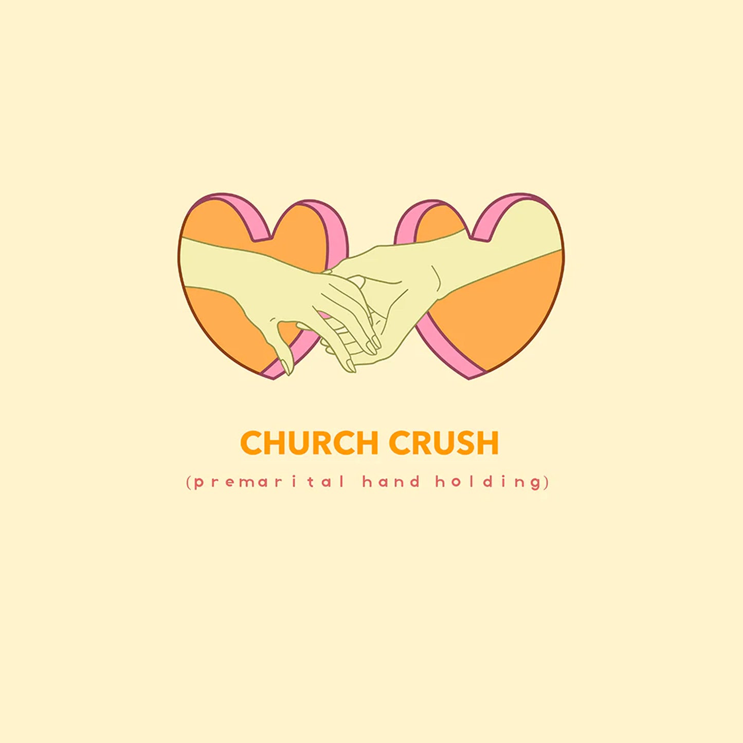 Church Crush "Premarital Hand Holding" Unisex Cotton Tee