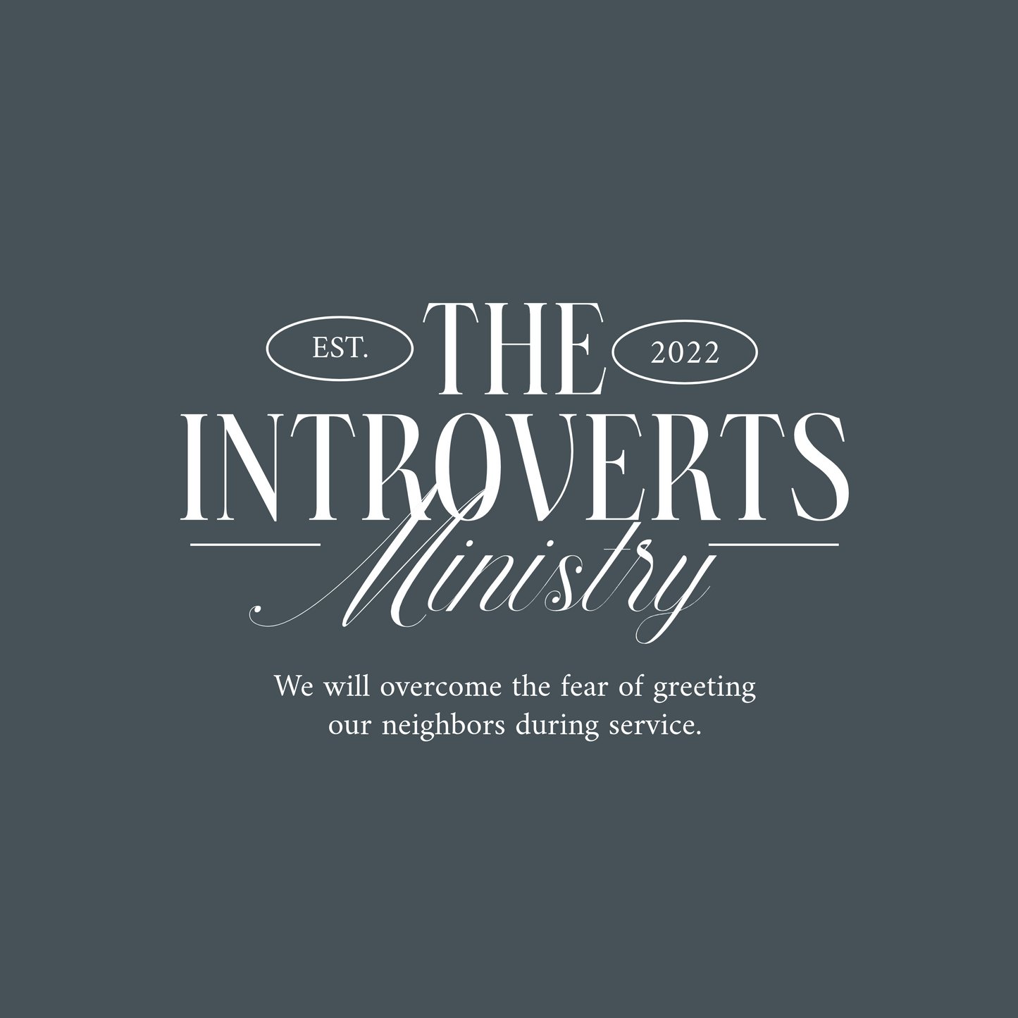 The Introverts Ministry Unisex Garment-Dyed T-shirt